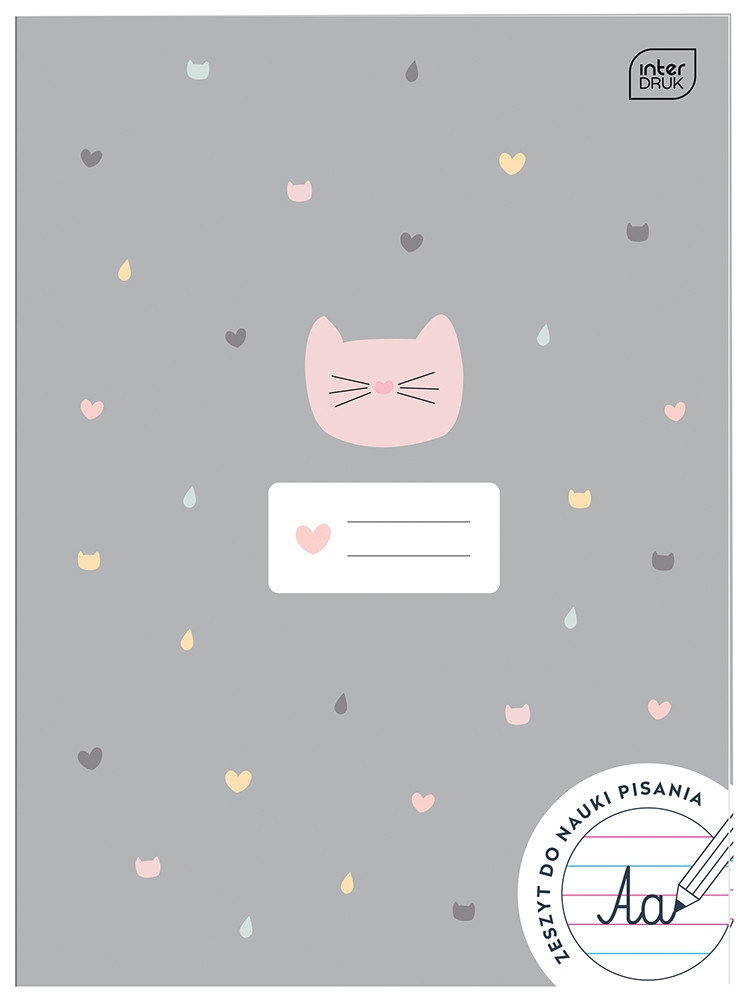 Zeszyt w linie kolorową A4/32 70g Interdruk MIX